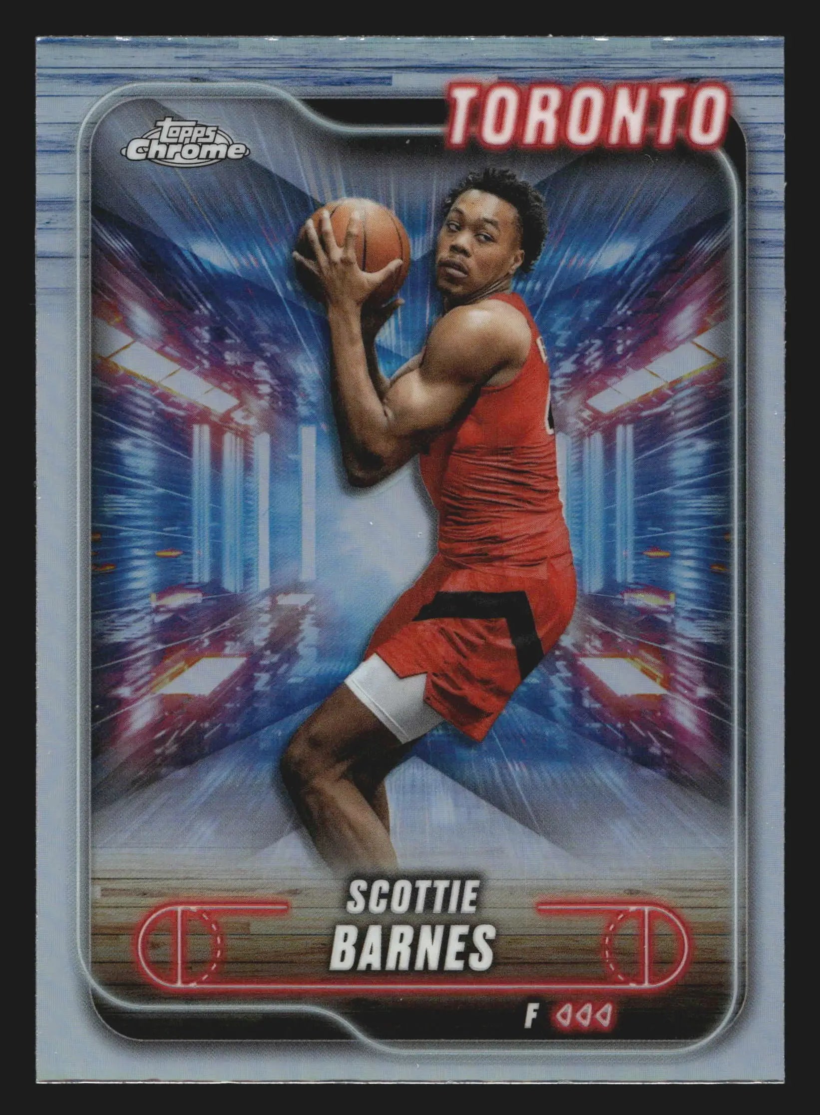 2024-25 Topps Chrome Scottie Barnes #89 Refractor Toronto Raptors