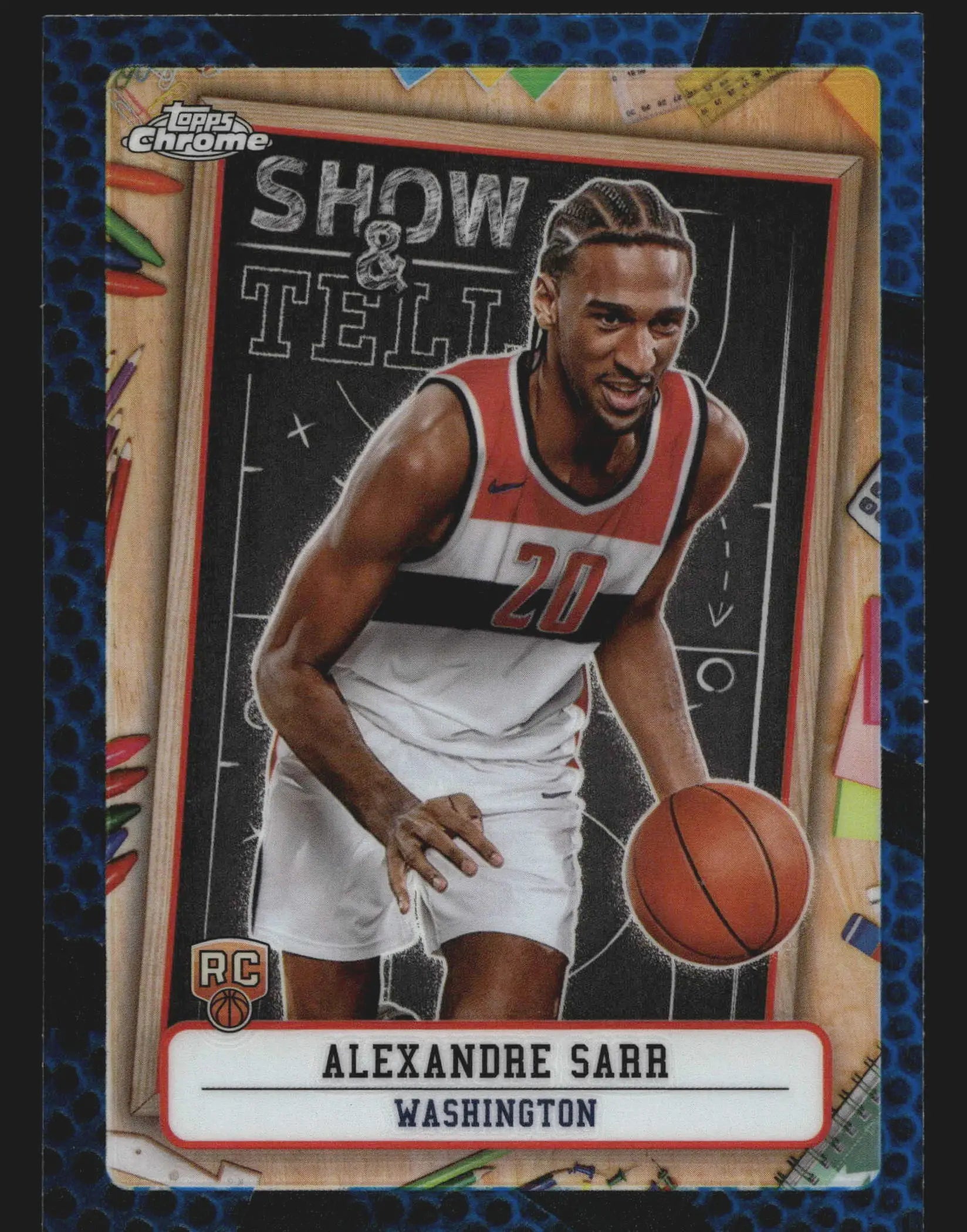 2024-25 Topps Chrome Show & Tell Alexandre Sarr #ST-12 RC - Basketball Card Single