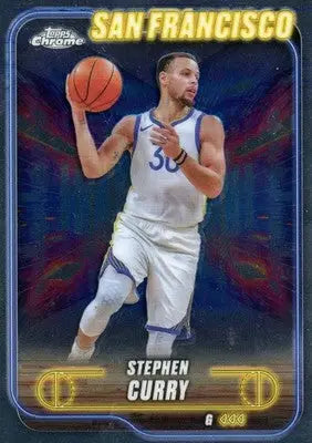 2024-25 Topps Chrome Stephen Curry #187 Golden State Warriors - Basketball Card Single
