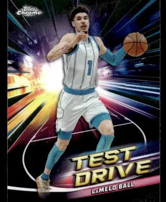 2024-25 Topps Chrome #TD-12 LeMelo Ball Test Drive - Basketball Card Single