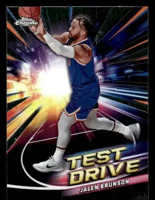 2024-25 Topps Chrome #TD-15 Jalen Brunson Test Drive - Basketball Card Single