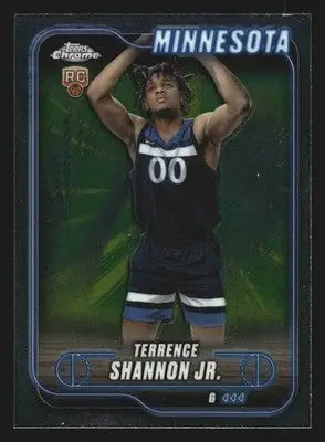 2024-25 Topps Chrome Terrence Shannon Jr. #105 RC Timberwolves - Basketball Card Single