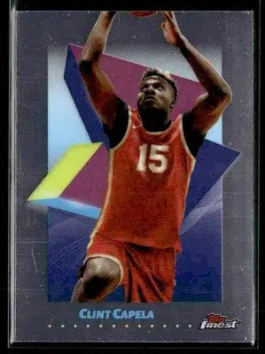 2024-25 Topps Finest #1 Clint Capela Base Atlanta Hawks - Basketball Card Single