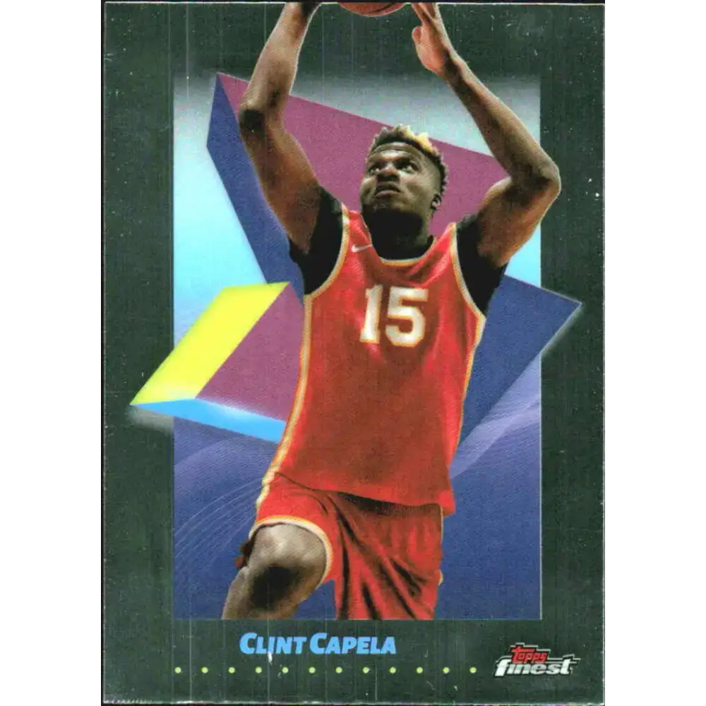 2024-25 Topps Finest #1 Clint Capela NM-MT Atlanta Basketball Card - Basketball Card Single