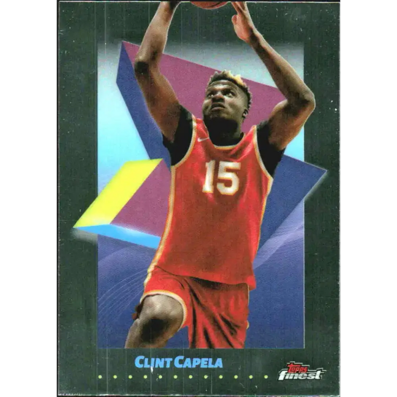 2024-25 Topps Finest #1 Clint Capela NM-MT Atlanta Basketball Card - Basketball Card Single