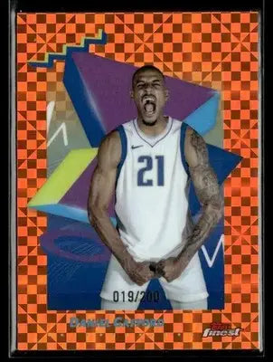 2024-25 Topps Finest #119 Daniel Gafford Orange X-Fractor - Basketball Card Single