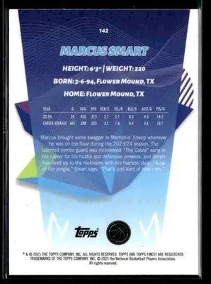 2024-25 Topps Finest #142 Marcus Smart - Basketball Card Single