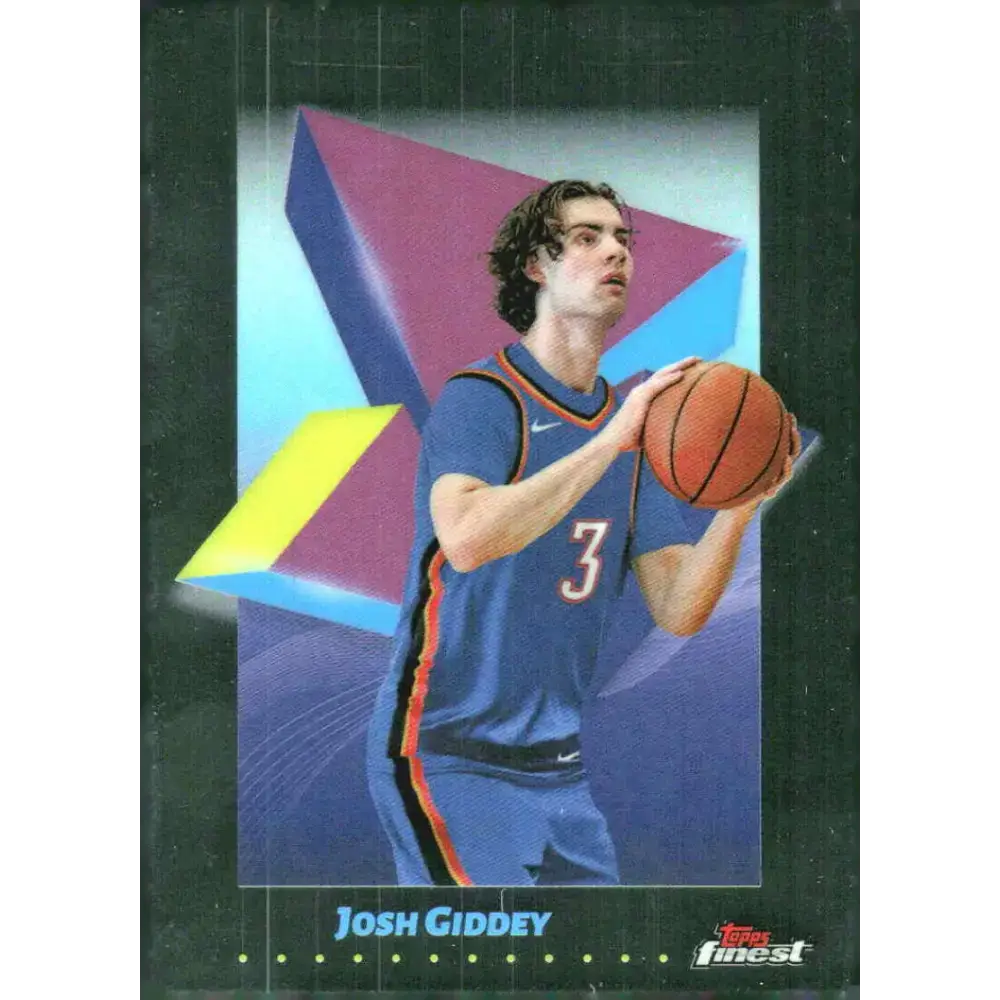 2024-25 Topps Finest #16 Josh Giddey EX Excellent Chicago Basketball Card - Basketball Card Single