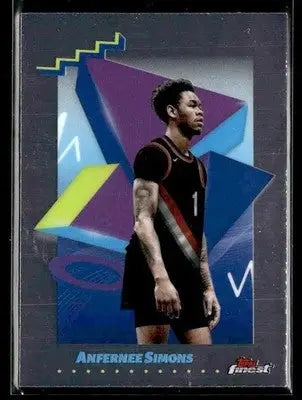 2024-25 Topps Finest #180 Anfernee Simons - Basketball Card Single