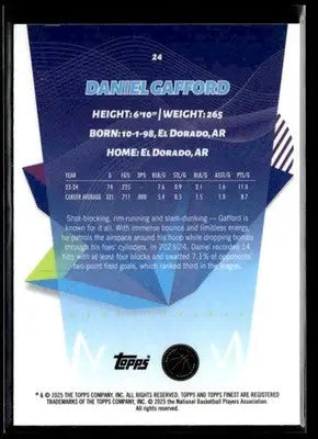 2024-25 Topps Finest #24 Daniel Gafford - Basketball Card Single