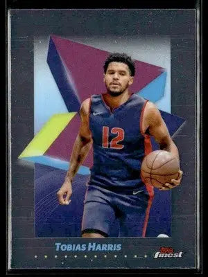 2024-25 Topps Finest #32 Tobias Harris Base Detroit Pistons - Basketball Card Single