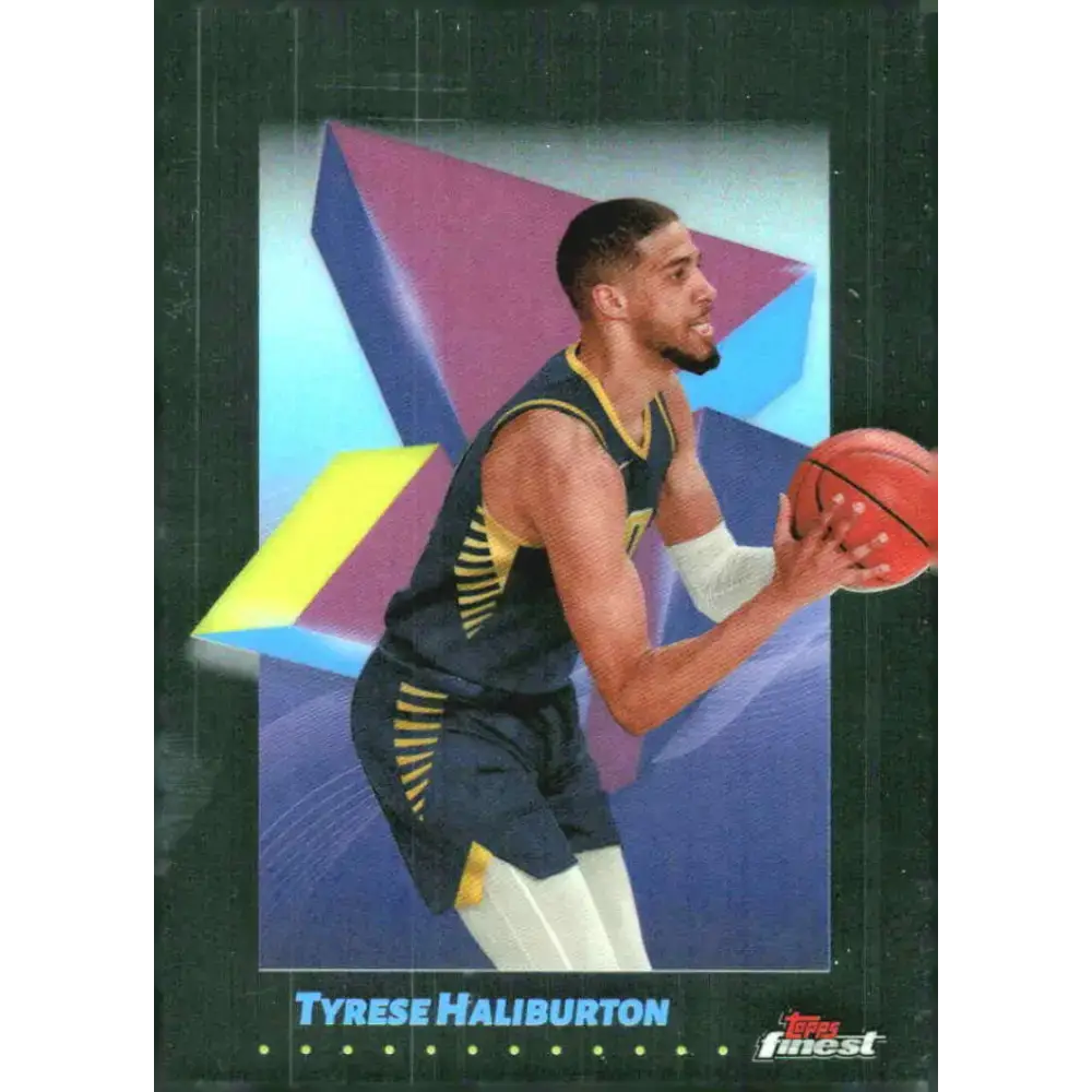2024-25 Topps Finest #38 Tyrese Haliburton NM-MT Indiana Basketball Card - Basketball Card Single