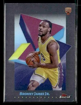 2024-25 Topps Finest #43 Bronny James Jr. - Basketball Card Single