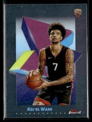 2024-25 Topps Finest #52 Kel’el Ware - Basketball Card Single