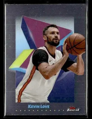 2024-25 Topps Finest #53 Kevin Love Base Miami Heat
