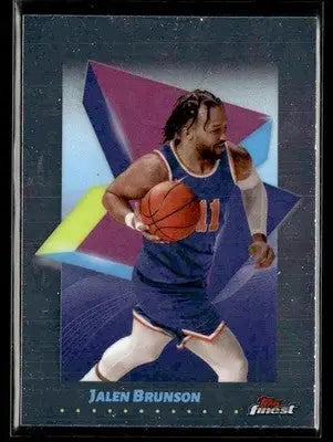 2024-25 Topps Finest #64 Jalen Brunson - Basketball Card Single