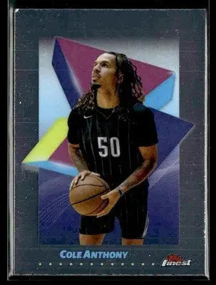 2024-25 Topps Finest #72 Cole Anthony Base Orlando Magic - Basketball Card Single