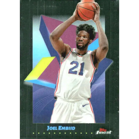 2024-25 Topps Finest #73 Joel Embiid NM-MT Philadelphia Basketball Card