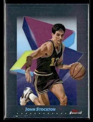 2024-25 Topps Finest #95 John Stockton - Basketball Card Single