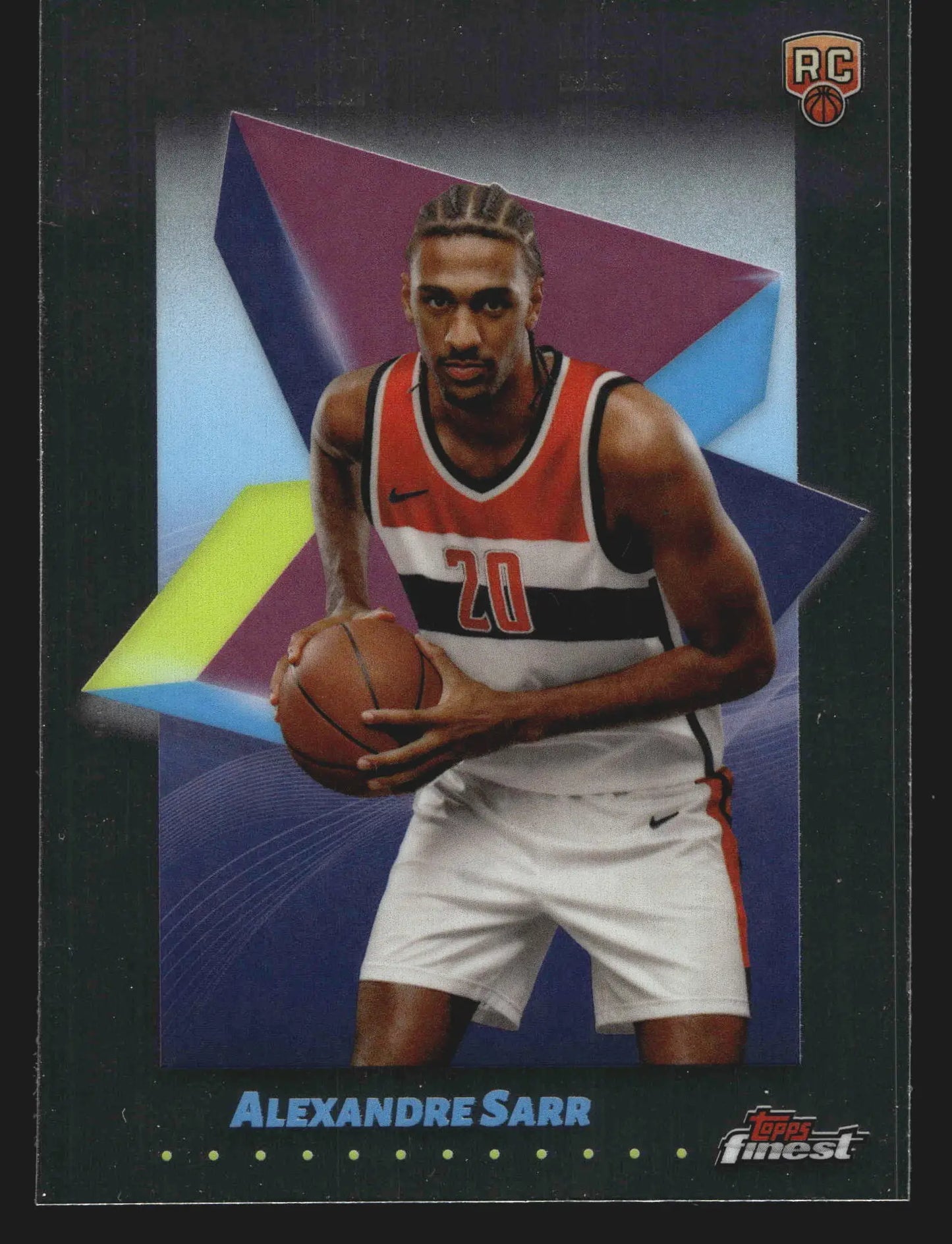 2024-25 Topps Finest Alexandre Sarr #98 RC Wizards - Basketball Card Single
