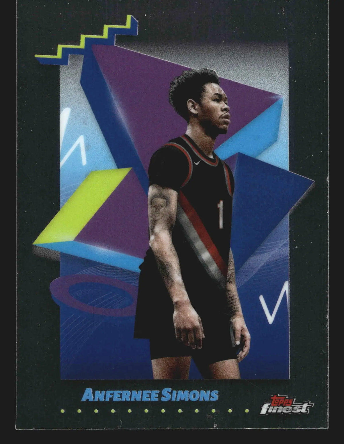2024-25 Topps Finest Anfernee Simons #180 Portland Trail Blazers - Basketball Card Single