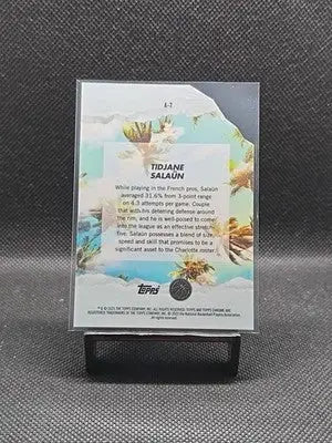 2024-25 Topps Finest - Arrivals Tidjane Salaun #A-7 (RC) - Basketball Card Single