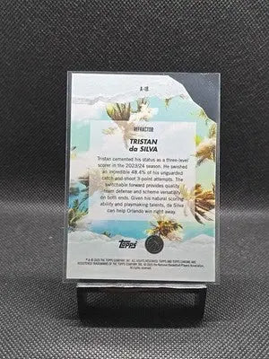 2024-25 Topps Finest - Arrivals Tristan da Silva Tristan da Silva #A-18... - Basketball Card Single