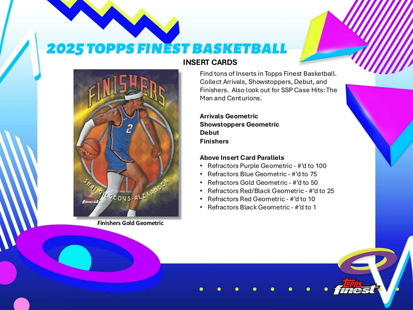 2024-25 Topps Finest Basketball Breaker's Delight Box | Columbia Sports Cards
