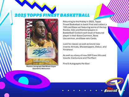 2024-25 Topps Finest Basketball Breaker's Delight Box | Columbia Sports Cards