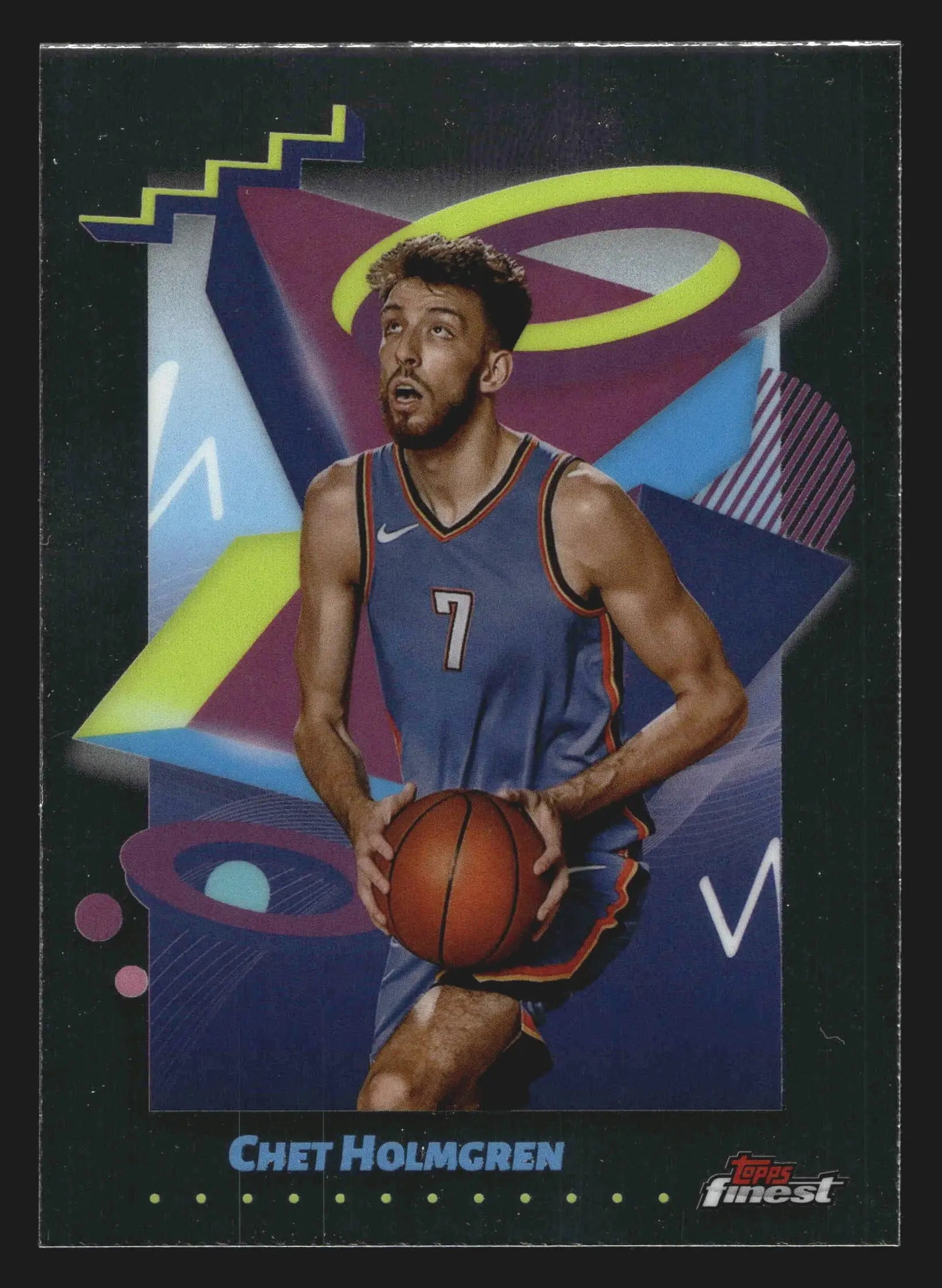 2024-25 Topps Finest Chet Holmgren #266 Thunder - Basketball Card Single