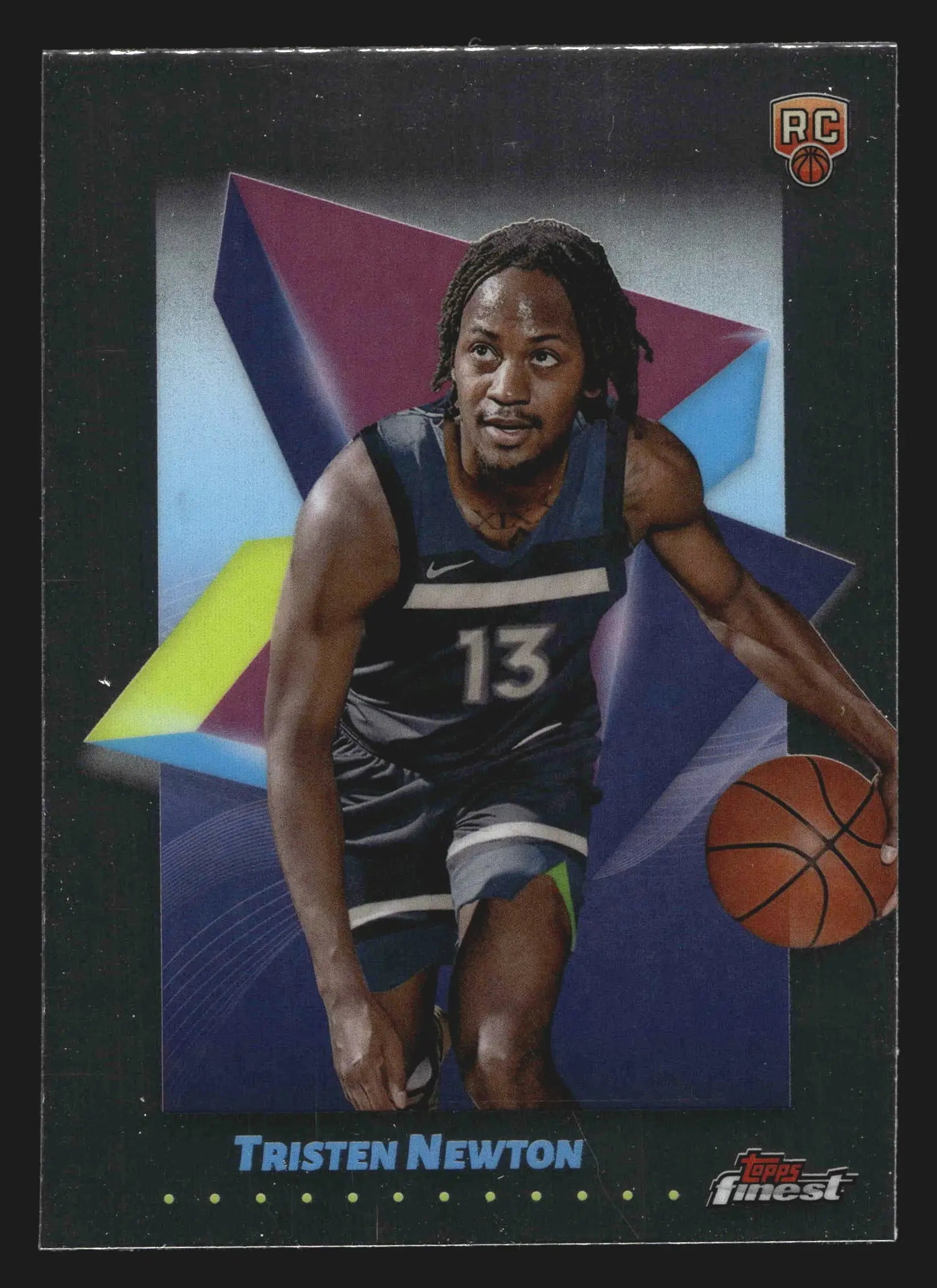 2024-25 Topps Finest Tristen Newton #40 RC Minnesota Timberwolves - Basketball Card Single