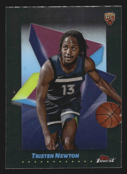 2024-25 Topps Finest Tristen Newton #40 RC Minnesota Timberwolves - Basketball Card Single