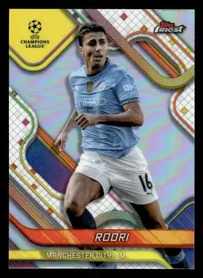 2024-25 Topps Finest UEFA Club Comp #1 Rodri Refractor - Soccer Card Single