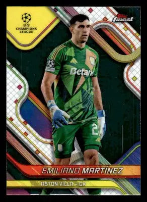 2024-25 Topps Finest UEFA Club Comp #110 Emiliano Martinez - Other