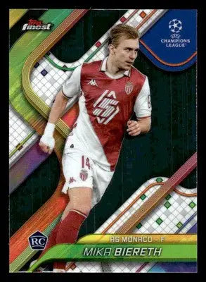 2024-25 Topps Finest UEFA Club Comp #113 Mika Biereth - Soccer Card Single