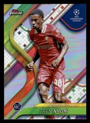 2024-25 Topps Finest UEFA Club Comp #114 Trey Nyoni Refractor - Other