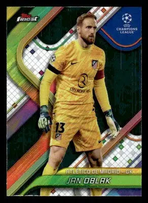 2024-25 Topps Finest UEFA Club Comp #124 Jan Oblak - Other
