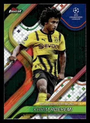 2024-25 Topps Finest UEFA Club Comp #22 Karim Adeyemi - Soccer Card Single
