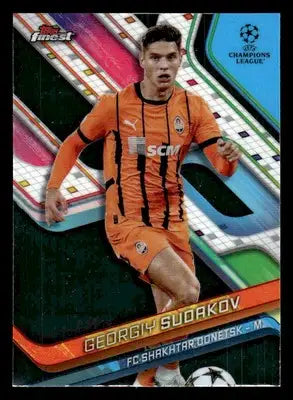 2024-25 Topps Finest UEFA Club Comp #40 Georgiy Sudakov - Soccer Card Single