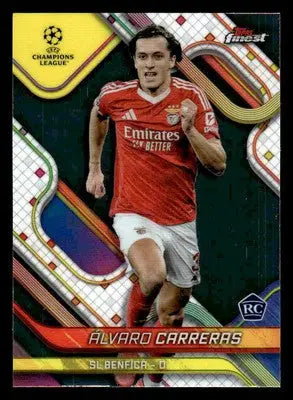 2024-25 Topps Finest UEFA Club Comp #85 Alvaro Carreras - Soccer Card Single