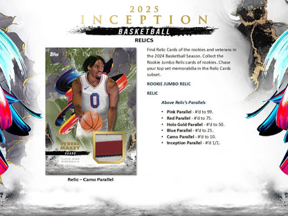 2024-25 Topps Inception NBA Basketball Hobby Box - Sports Cards - Basketball Sealed