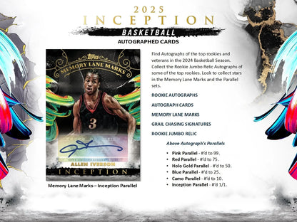 2024-25 Topps Inception NBA Basketball Hobby Box - Sports Cards - Basketball Sealed