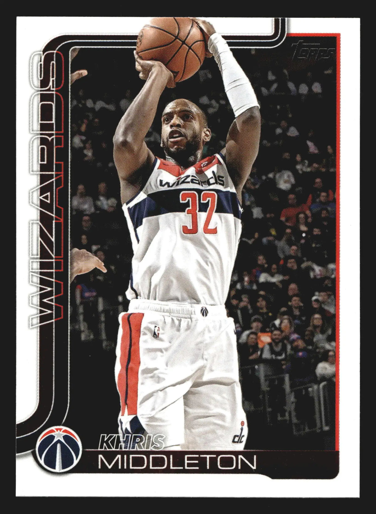 2024-25 Topps Khris Middleton #100 Wizards - Basketball Card Single