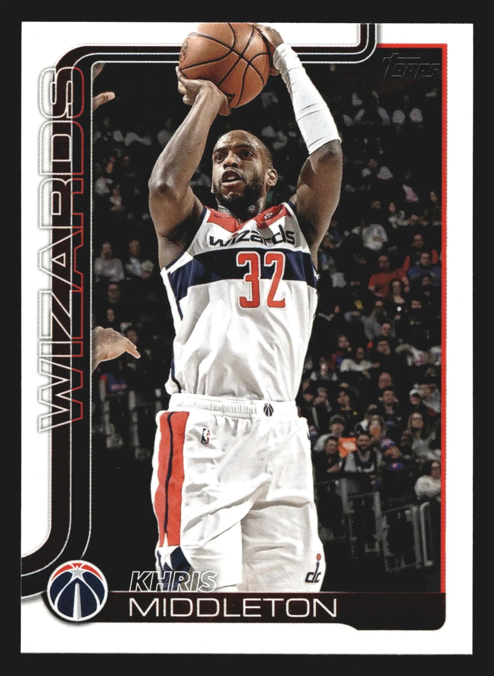 2024-25 Topps Khris Middleton #100 Wizards - Basketball Card Single