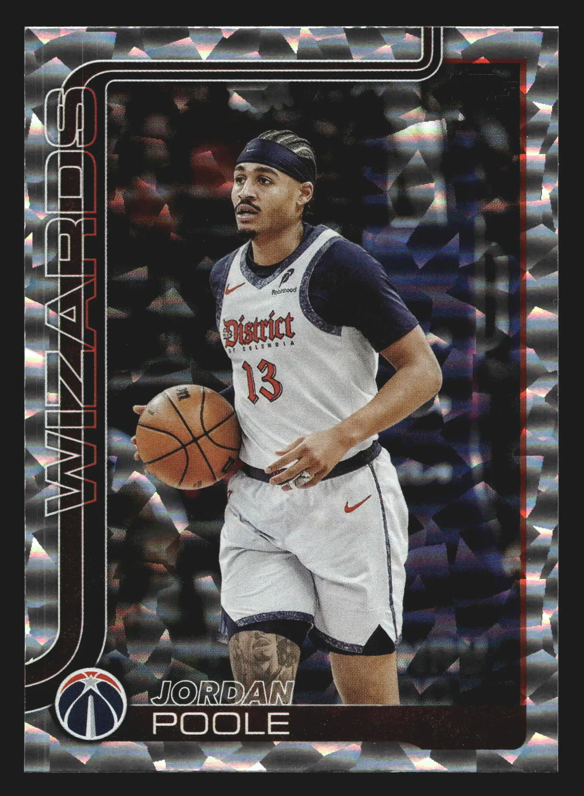 2024-25 Topps Stars of NBA Jordan Poole #SA-17 Wizards - Basketball Card Single