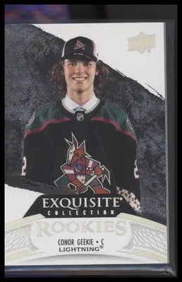 2024-25 UD Black Diamond #R-GE Conor Geekie Exquisite Collection Rookies #/399 - Hockey Card Single
