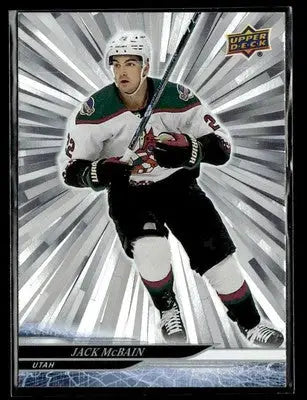 2024-25 Upper Deck #13 Jack McBain Outburst Silver - Hockey Card Single