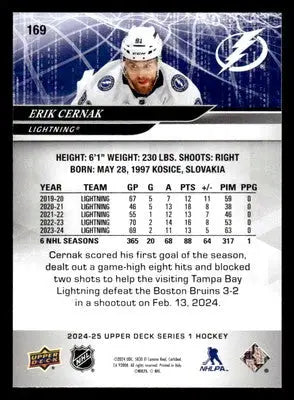 2024-25 Upper Deck #169 Erik Cernak - Hockey Card Single