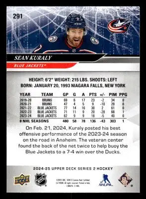 2024-25 Upper Deck #291 Sean Kuraly - Hockey Card Single