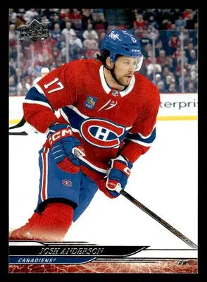 2024-25 Upper Deck #341 Josh Anderson - Hockey Card Single